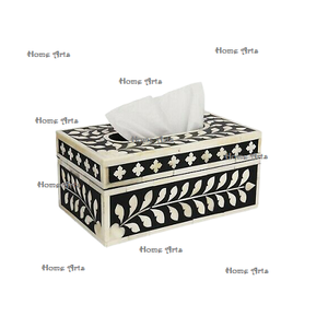 Boîte à serviettes en nacre avec boîte à serviettes en forme de taille personnalisée de la plus haute qualité par Home Arts - Product Image 6