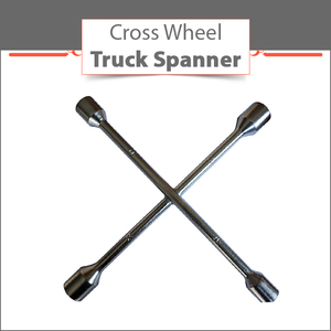 ประแจล้อขวางรถบรรทุกชุบโครเมี่ยมเครื่องมือยานยนต์เหล็กกล้าคาร์บอนแบบแมนนวล - Product Image 6