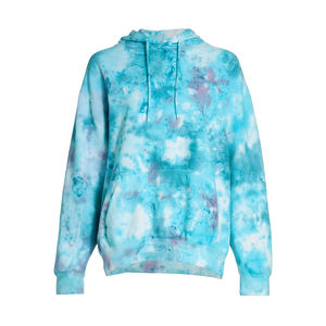 Sudaderas con capucha con estampado de tinte de corbata informal para mujer, ropa de gimnasio personalizada con logotipo frontal, nueva venta directa de fábrica de moda para invierno - Product Image 1