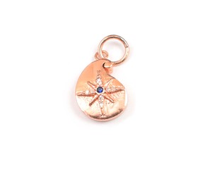 Galvanizado Natural Druzy 18X26 MM pera chapado en oro rosa Druzy colgante del encanto - Product Image 3