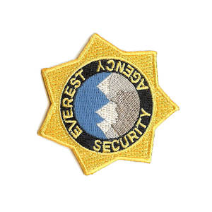 Insignia cosida personalizada, nuevo diseño de tela, insignias bordadas, parche con logotipo de hierro para ropa - Product Image 3