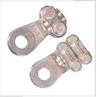 Cosses de câble en cuivre/laiton/aluminium perforées, plaquées étain, avec 2 et 4 vis, marque ACE