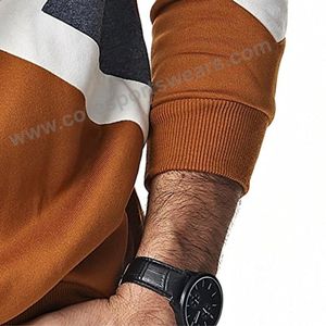 Venta al por mayor Hombres de calidad superior Último estilo Precio barato Patchwork Street Wears Hoodies para hombres - Product Image 3