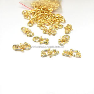 Lot de 50 crochets pour fermoir en forme de S, breloques, pièces d'aide aux bijoux, diamètre 20x12mm - Product Image 3