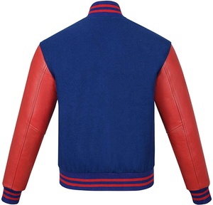 Blouson Bomber Homme Personnalisé de Qualité Supérieure avec Broderie Chenille sur les Manches, Style Baseball et Universitaire - Product Image 3