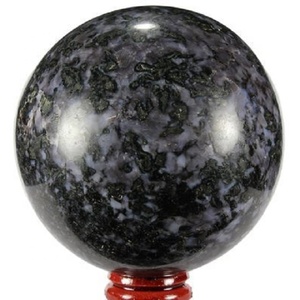 ลูกบอลคริสตัลทรงกลมทรงกลมเม็ดสีครามกาบบโบรลูกบอลคริสตัลทรงกลมหินธรรมชาติ - Product Image 2