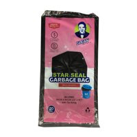 Bolsa de Basura con Refuerzo Lateral de PE al Mejor Precio, con Cierre de Botón y Relieve, para Uso Doméstico