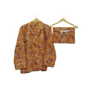 ชุดนอนผ้าไหมซาตินยืดหยุ่น ระบายอากาศ แห้งเร็ว สำหรับผู้หญิง ยอดนิยม เหมาะสำหรับฤดูใบไม้ผลิและฤดูร้อน - Product Image 2