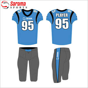 Uniforme de football personnalisé authentique des équipes des collèges américains maillots cousus unisexe avec motif numérique pantalon de sport bon marché hauts - Product Image 4