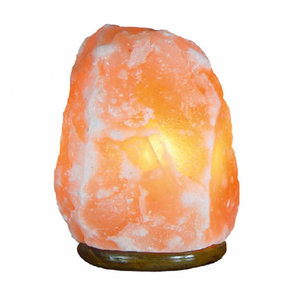 Lampe au sel naturel de l'Himalaya rose 2024 avec base en bois Décoration intérieure sculptée à la main par IMPEX PAKISTAN - Product Image 2