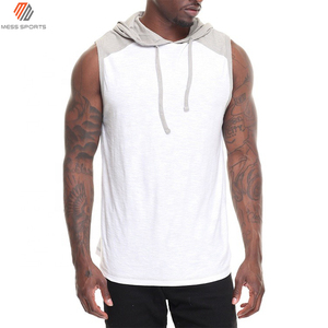 Nouveau style de débardeur à capuche pour homme, écologique, séchage rapide, respirant, design et logo personnalisés, haute qualité, prix de gros - Product Image 5