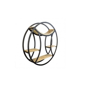 Creative Wall <b>Shelf</b> Bedroom <b>Storage</b> Metal Free Punching Rack <b>Storage</b> Rack Wall Hanging Metal Wall Iron Rack - Product Image 2