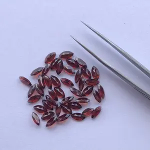 4x8mm טבעי אדום גרנט אבן המרקיזה Cut Loose אבני חן סיטונאי לקנות עכשיו עבור סיטונאי ייצור תכשיטים מותאמים אישית מכירה