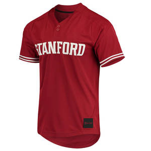 Camiseta de béisbol Lisa barata, camiseta de béisbol personalizada en blanco con dos botones a la moda - Product Image 1