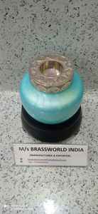 green small <b>tea</b> light cremation <b>urn</b> funeral supplies Brassworld India - Product Image 5