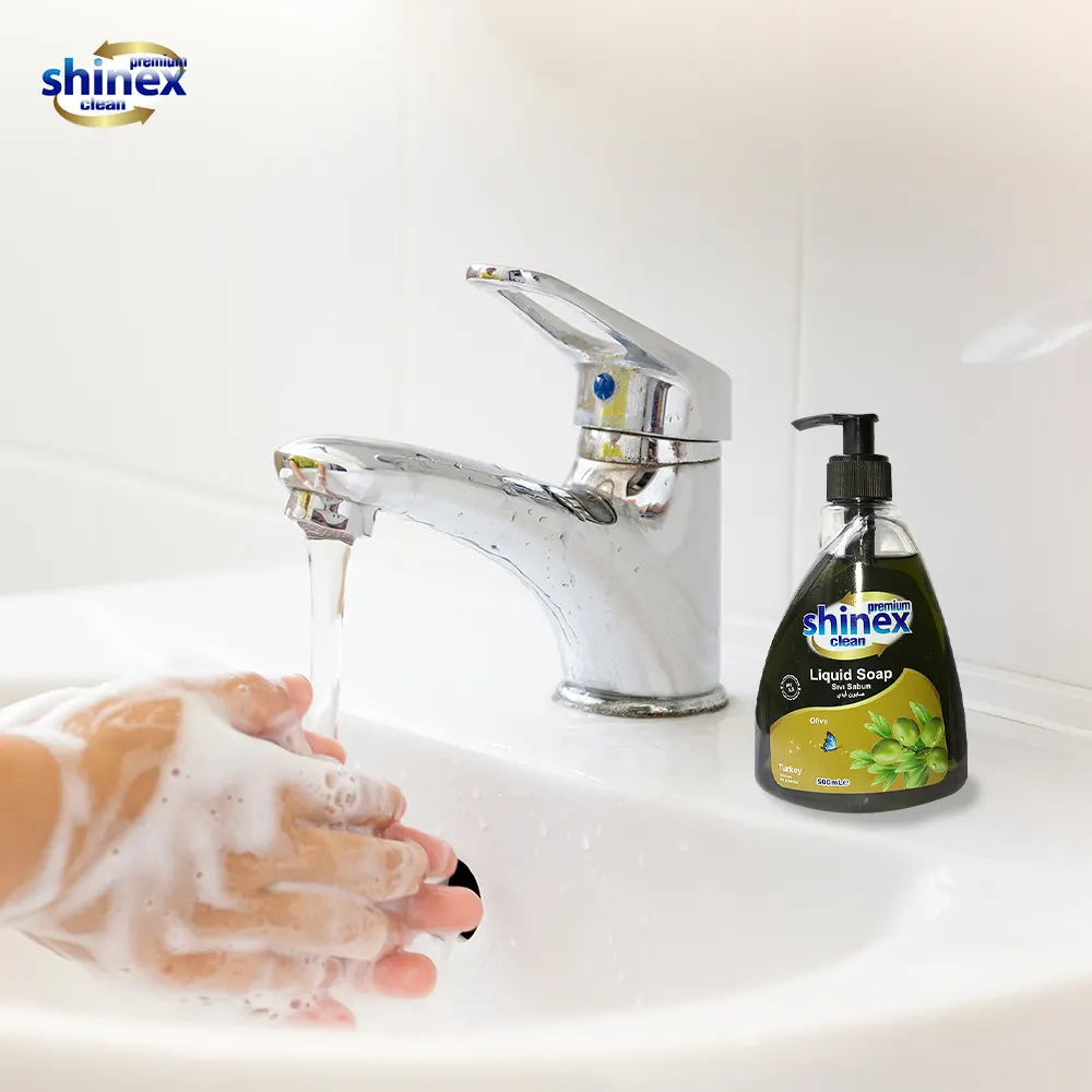 Savon liquide au parfum d'olive, g, pour le nettoyage des mains, lavage, vente en gros