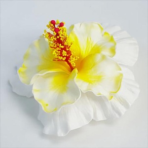 Meilleure vente Fleur artificielle en mousse d'hibiscus faite à la main de haute qualité avec tatouage spécial et motif de couleur (paquet de 100 pièces) - Product Image 3