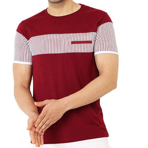 Camiseta de algodón para hombre, ropa básica personalizada con logo oem, lisa, en blanco - Product Image 1
