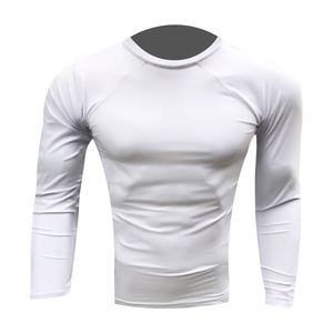 Camiseta de Compresión de Manga Larga para MMA con Logotipo Personalizado de Buena Calidad, Camiseta de Compresión para Grappling para Hombre, Tejido de 160 g, para Uso en BJJ - Product Image 6