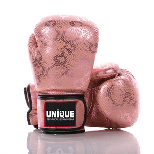 UNIQUE GYM WEAR Guantes de Boxeo Profesionales para Entrenamiento - Cuero Genuino con Cierre, Diseño Personalizable, Ajuste Universal para Mayores de 14 Años - Product Image 2