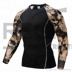 Protecteur de pâte mma rash, Design OEM, protection imprimée par Sublimation à manches longues - Product Image 1