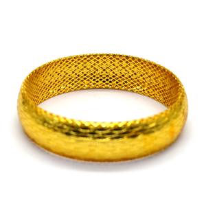 Luxury Women's <b>Gold</b>-Plated Brass <b>Bangles</b> Bracelets Fashionable Religious Design Classic Style for Wedding Parties - Product Image 4