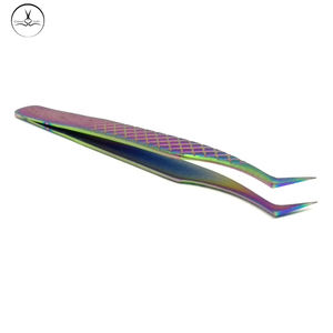 Outil pour faux cils avec logo personnalisé multicolore en acier inoxydable - Product Image 5