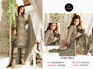 Kulti-vestido de trabajo de manga larga con bordado, traje de trabajo con bordado de manga larga, y pantalón de gasa de encaje bordado dupata, aspecto pesado - Product Image 4