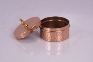 Conteneur de bougies rondes en cuivre, 10 pièces, tasse de cire - Product Image 5