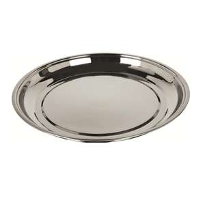 Récipient de papier d'aluminium de qualité supérieure rond argenté Musalmani Khumcha Platter pour l'hôtel Fastfood - Product Image 1