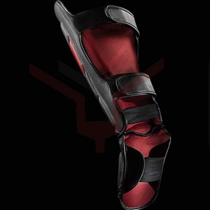 Vente chaude de haute qualité en cuir véritable PU protège-tibias Logo personnalisé Protection sportive pour adultes avec matériau élastique - Product Image 6