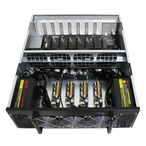 Hot Koop 4U680 12GPU Systeem Case Inclusief Systeem Installeren Gpu Computer Server Case