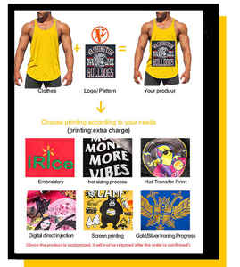 Camiseta sin mangas de entrenamiento con espalda en Y para hombre de alta calidad, chaleco de tirantes de gimnasio personalizable para correr, camiseta informal de punto estirable para gimnasio - Product Image 2