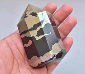 Torre de pirita de oro Apache, torre de piedras preciosas de pirita de oro Apache, cristal de pirita rara - Product Image 6