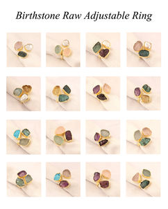 Anillo de plata de primera ley y piedra de cuarzo rosa para mujer, sortija ajustable, plata esterlina, Circonia cúbica, zirconia, circonita, zirconita, zirconita, piedra natural, color blanco - Product Image 2