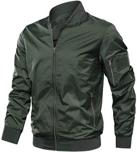Chaqueta Bomber de manga larga para hombre, Logo personalizado, OEM, alta calidad, al por mayor - Product Image 1