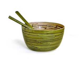 100% NATURAL SPUN BAMBOO BOWLS/ BAMBOO <b>FIBER</b> BOWL/ BAMBOO BOWLS MADE in ECO2GO VIETNAM - Product Image 5