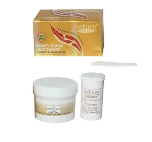 Alvejante de ouro extra brilhante da natureza, alvejante para rosto com ervas de 500gm