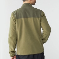 Veste en polaire fermeture éclair sur mesure pour homme, vêtements de sport en plein air, design