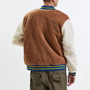 แจ็กเก็ตเลตเทอร์แมนสำหรับผู้ชายเสื้อแจ็กเก็ตผ้ากำมะหยี่ปักตามสั่ง - Product Image 6