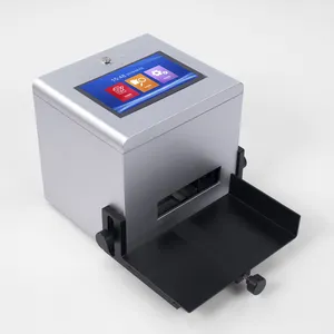 Imprimante de bureau intelligente à jet d'encre, appareil d'impression à jet d'encre avec mfg exp impression de la date pour bouteille en plastique et verre