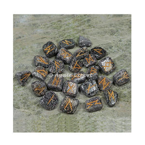 เกล็ดหิมะ Obsidian Futhark Rune ชุดราคาที่ดีที่สุด - Product Image 1