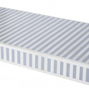 Console filaire gris avec incrustation os, tabouret en MDF pour salon ou lit - Product Image 2