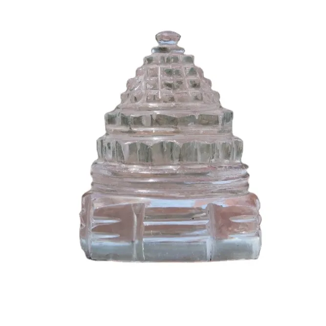 Bekrachtigd Quartz Crystal 3D Piramide