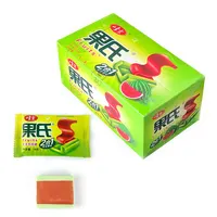 Große Einzel verpackung Gummy Watermelon Taste Bubble Gum Jelly Candy Sandwich Kaugummi