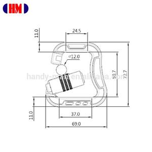 Aluminio de acero inoxidable paracaídas Hardware - Product Image 4