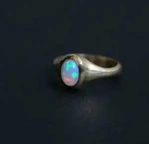 Latest Ethiopian Opal Gemstone 925 Sterling Silver Latest Unique Design Jewelry OEM ODM supplir Ring dropshipping jewelery