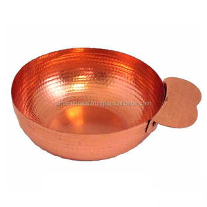 Martelé En Cuivre Pur Riz Bol de Service de Vaisselle Bol En Cuivre - Product Image 4