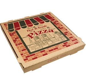 Custom Printing Logo OEM Paper Pizza Delivery Box
