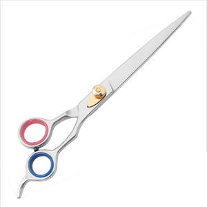 Tijeras Profesionales de Acero Inoxidable para Peluquería Canina con Tornillo Ajustable y Reposa Dedos para un Corte Preciso del Pelo - Product Image 3